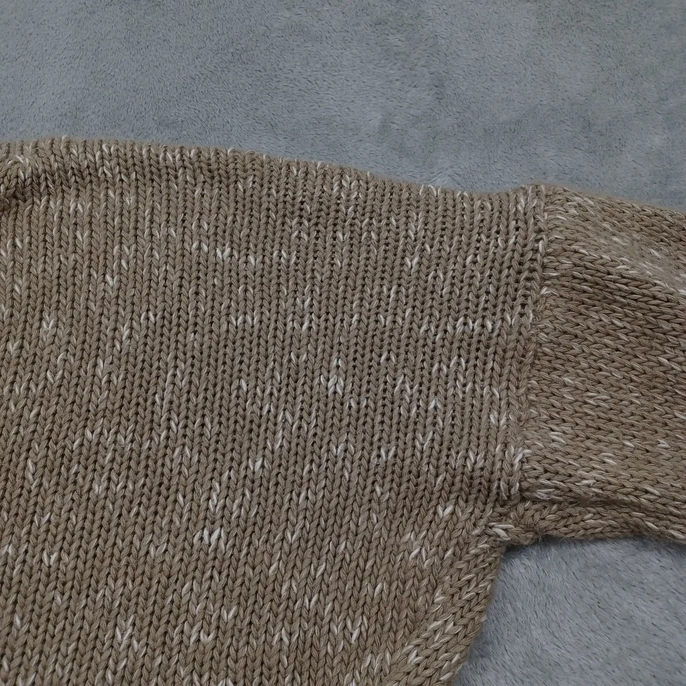 Dont Asky‎ Why Sweater Womens One Size Brown Knit Pullover ITaly